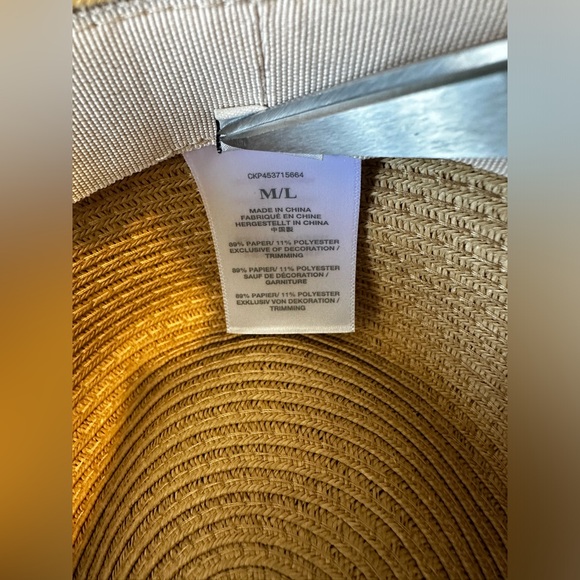 Madewell Packable Fedora Sun Hat - Size M/L - Picture 5 of 5